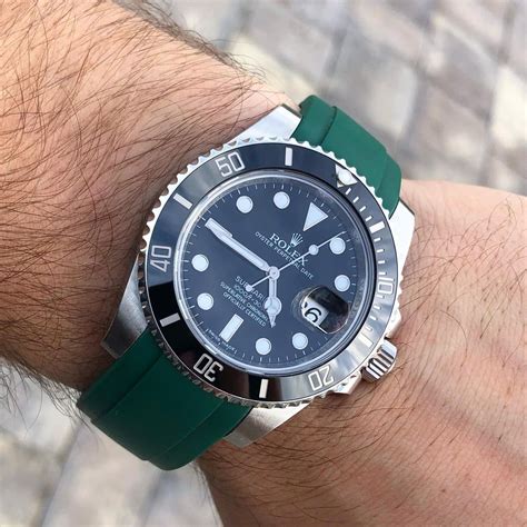 best rolex rubber strap